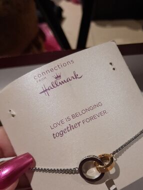 Genuine Hallmark 2 Tone Bolo Bracelet Solid Stainless Steel & Rose Gold